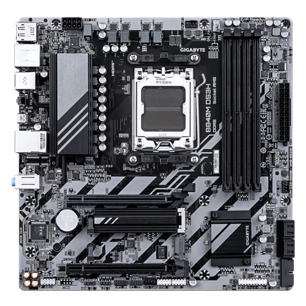 Matična plošča Gigabyte B840M DS3H AM5, DDR5, 4x DIMM, HDMI/2DP, mATX 2