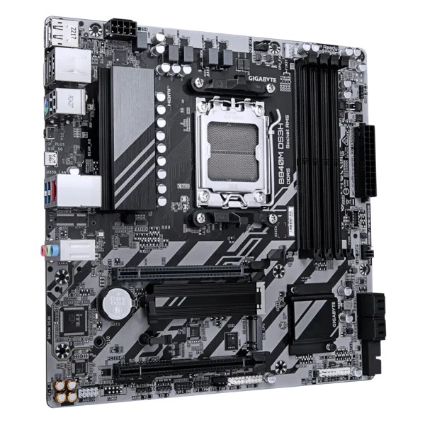 Matična plošča Gigabyte B840M DS3H AM5, DDR5, 4x DIMM, HDMI/2DP, mATX 3