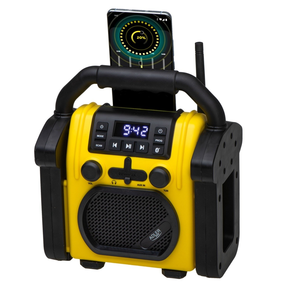 Gradbeno radio z Bluetooth AD1911 3