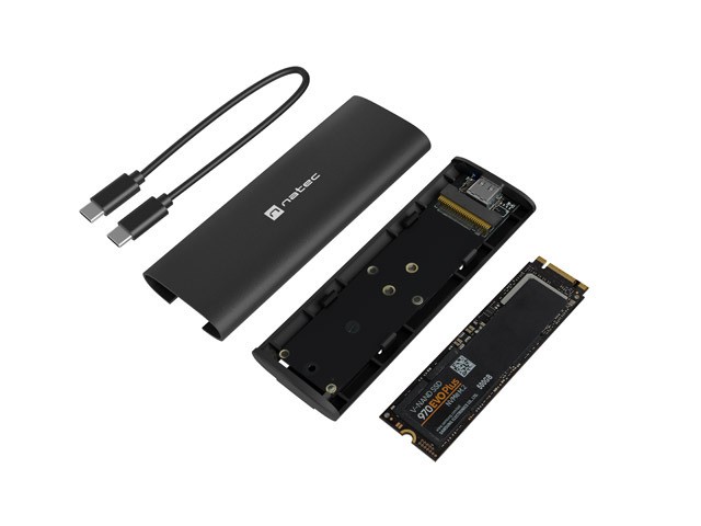 Zunanja NVMe M.2 SSD enota, USB-C 3.1 Gen 2 5