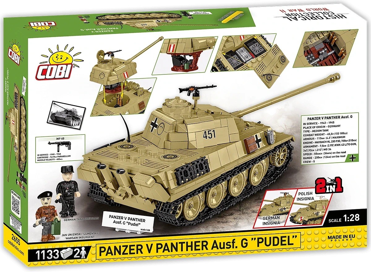 Gradbeni bloki Panzer V Panther G, 1133 kosov 4