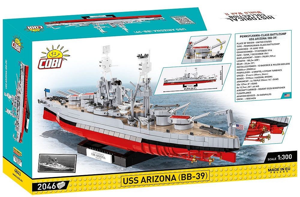 Gradbeni bloki USS Arizona BB-39, 2046 kosov 3