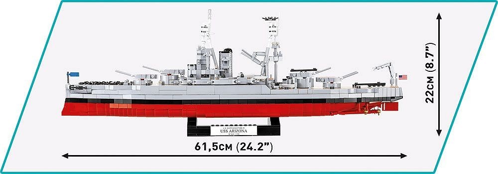 Gradbeni bloki USS Arizona BB-39, 2046 kosov 5