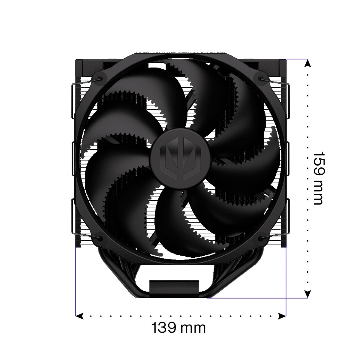 Hladilnik procesorja Fortis 5 Black 2