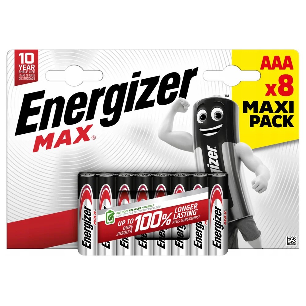 Baterije Energizer MAX LR03/AAA, 8 kosov