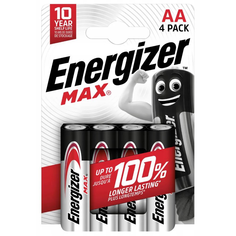 Baterije Energizer MAX LR6/AA, 4 kosi