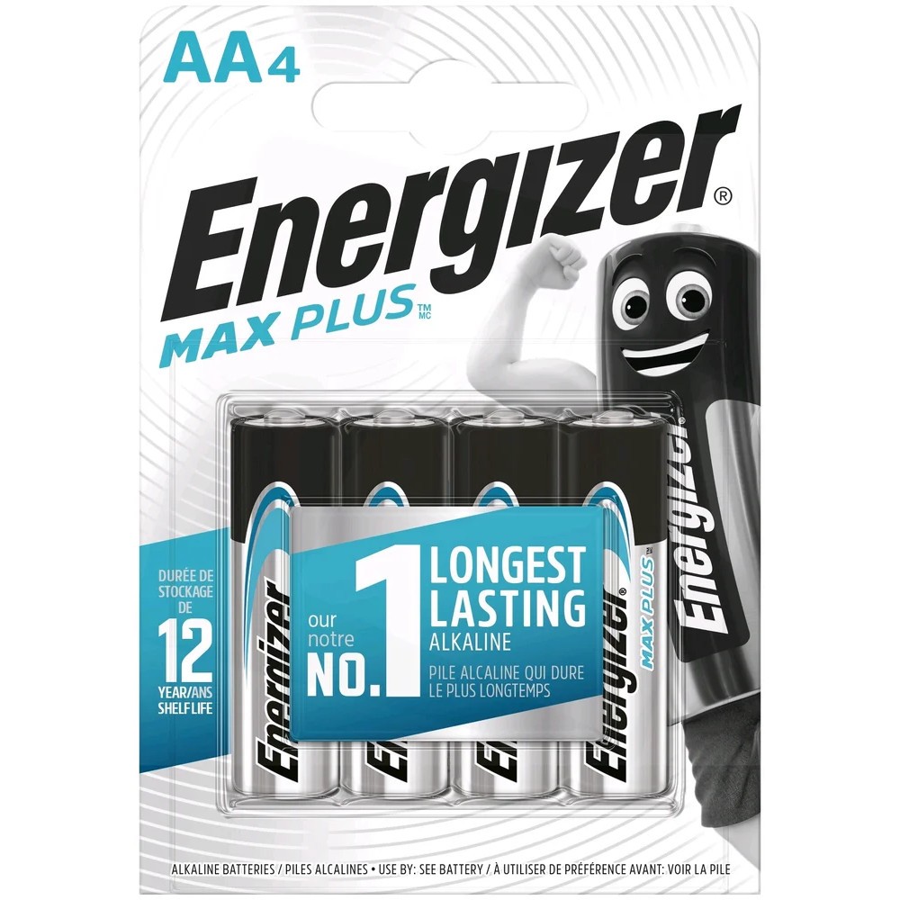 Baterije Energizer MAX PLUS LR6/AA, 4 kosi