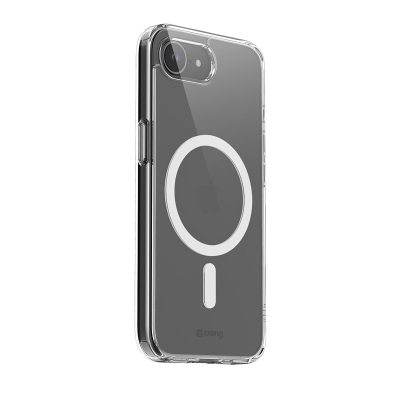 CRONG Clear MAG Cover ovitek za iPhone 17e / 16e MagSafe (prozoren)