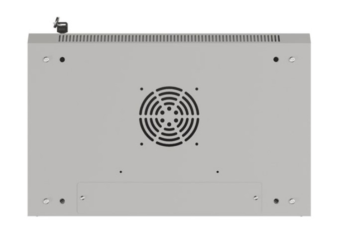 Lanberg 19" 6U 540x350 viseča rack omarica (siva, steklena vrata) 2