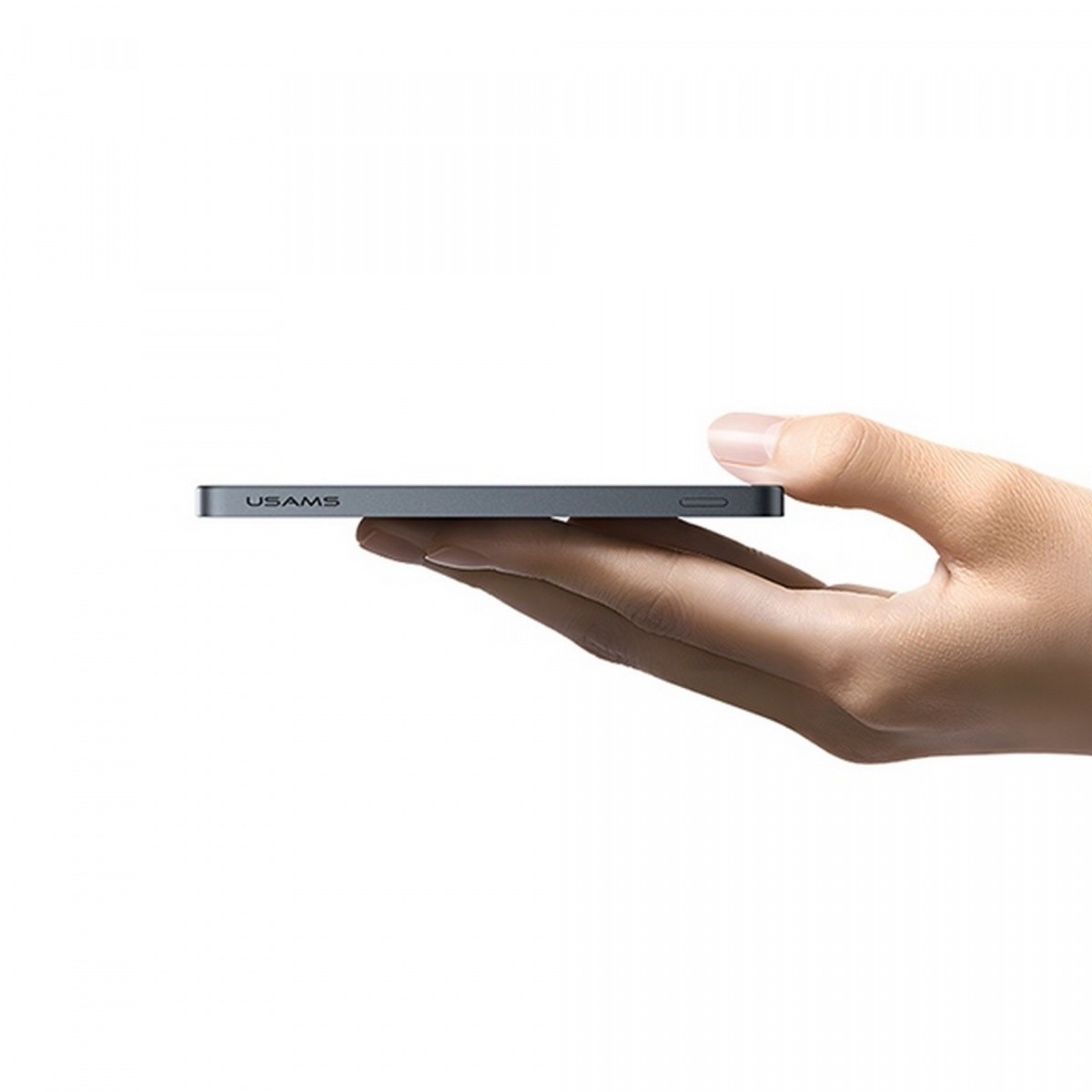 Powerbank 5000mAh 20W, induktivni MagSafe, PD Fast Charge, siv 7