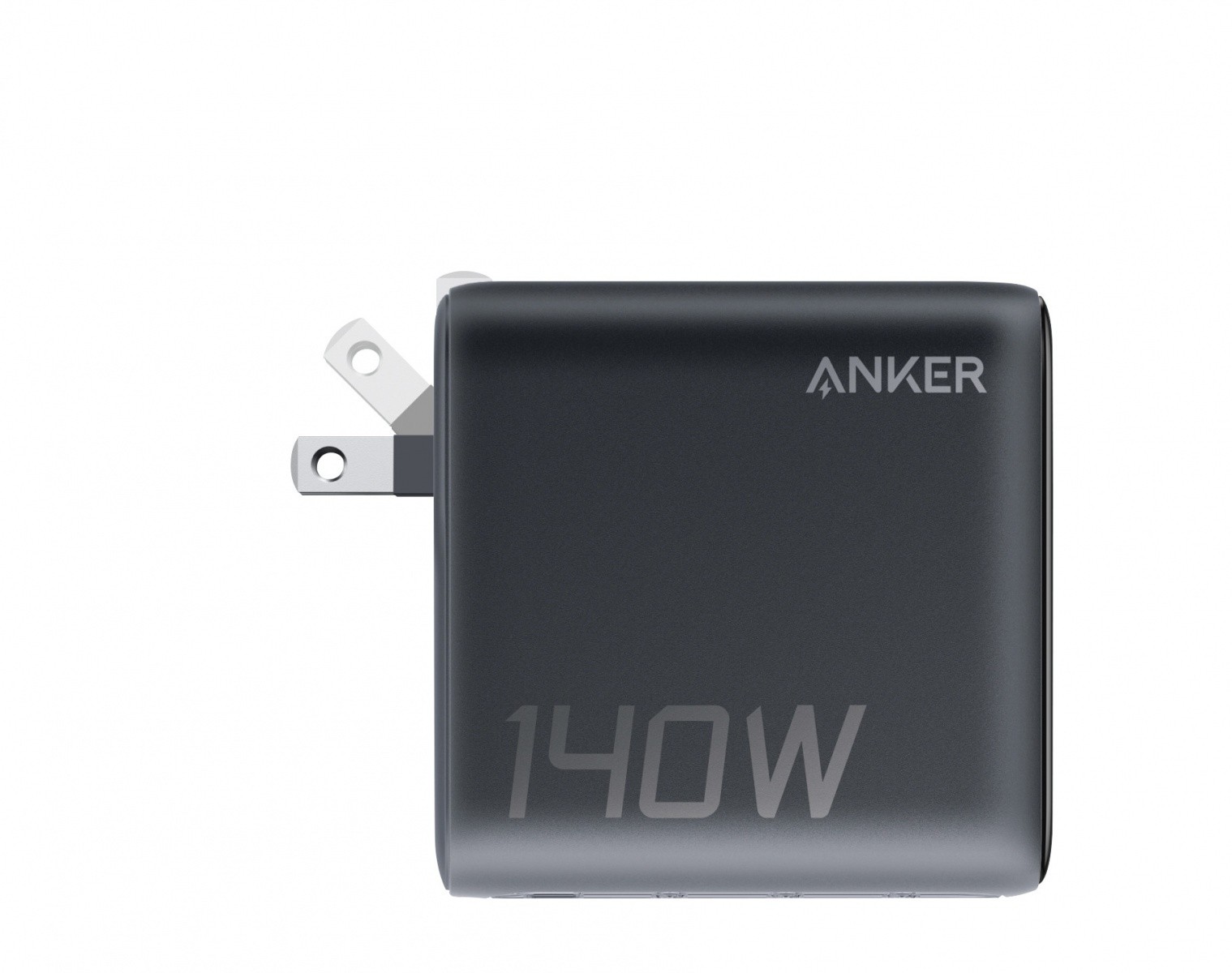 Omrežni polnilnik 140W PD3.1, USB-C kabel, LED, črn