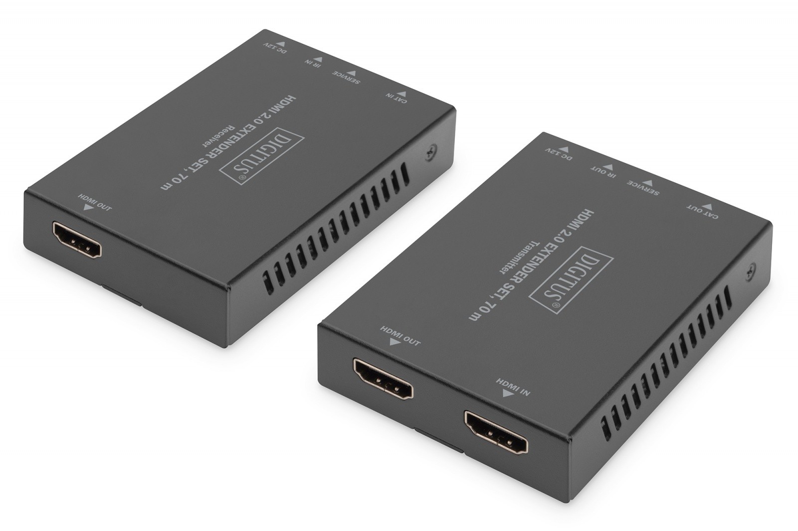 Razširjevalec HDMI 70m preko omrežnega kabla, 4K/60Hz, PoC (zasebni) 2