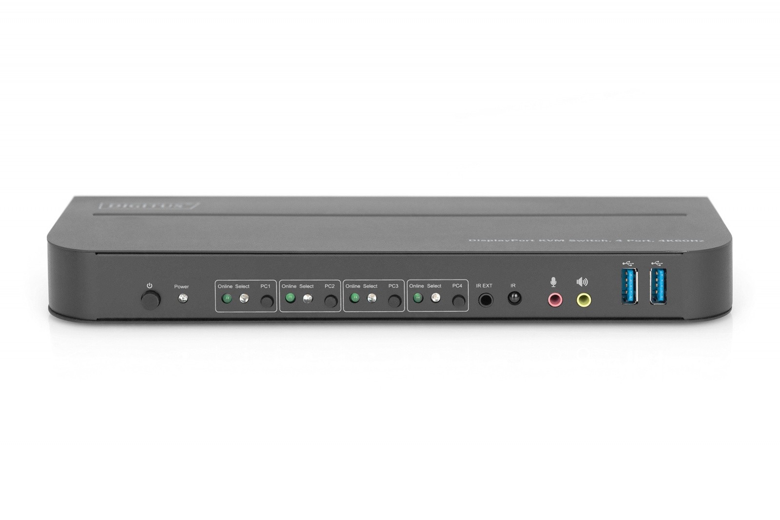 KVM stikalo 4-portno, 4K/60Hz, 4x DP IN, 1x HDMI OUT 3
