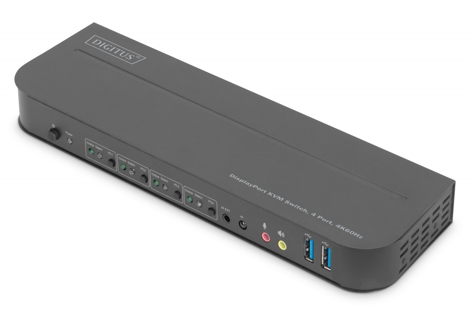 KVM stikalo 4-portno, 4K/60Hz, 4x DP IN, 1x HDMI OUT