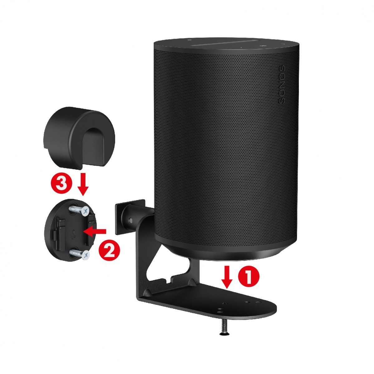 Stenski nosilec za zvočnik Sonos 2x, 5 kg 7
