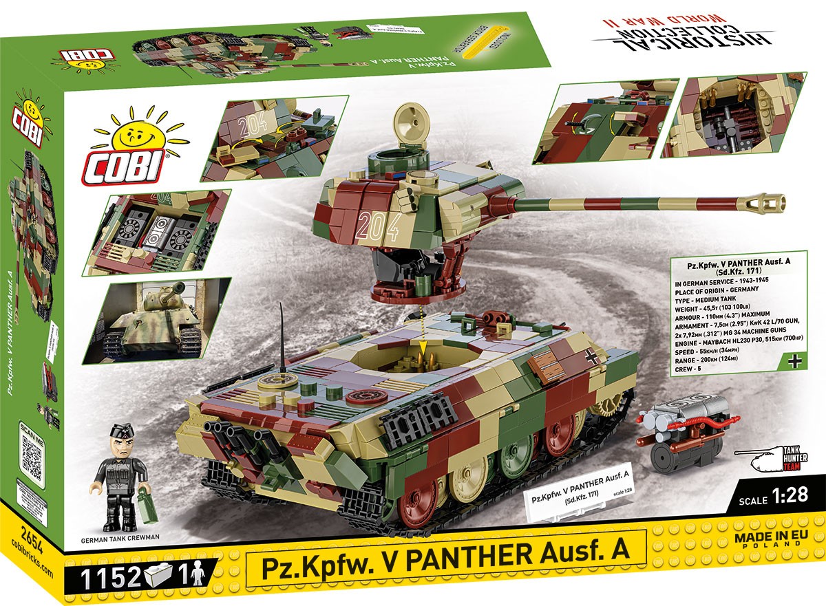 Gradbeni bloki Pz.Kpfw.V Panther Ausf.A, 1152 kosov 3