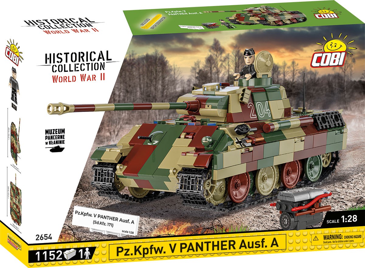 Gradbeni bloki Pz.Kpfw.V Panther Ausf.A, 1152 kosov