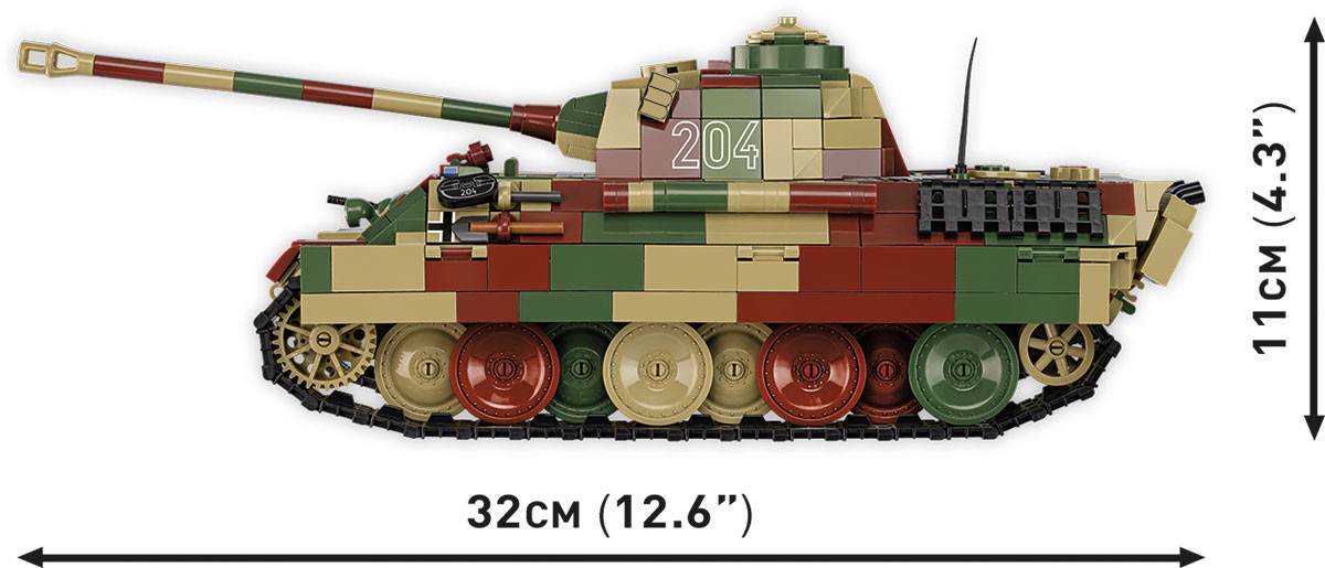 Gradbeni bloki Pz.Kpfw.V Panther Ausf.A, 1152 kosov 4
