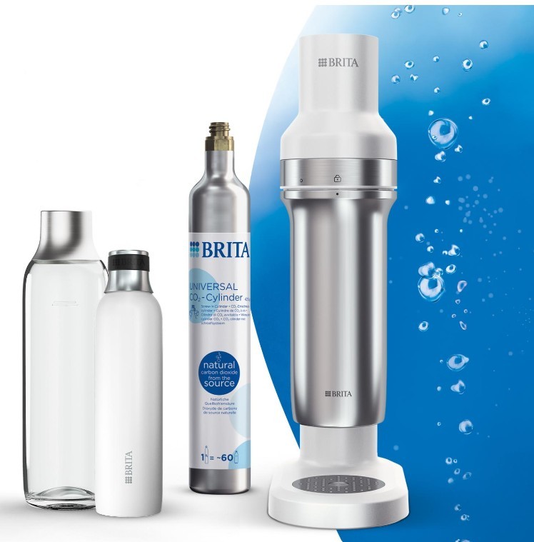 Brita sodaTRIO gazilnik vode (bel)