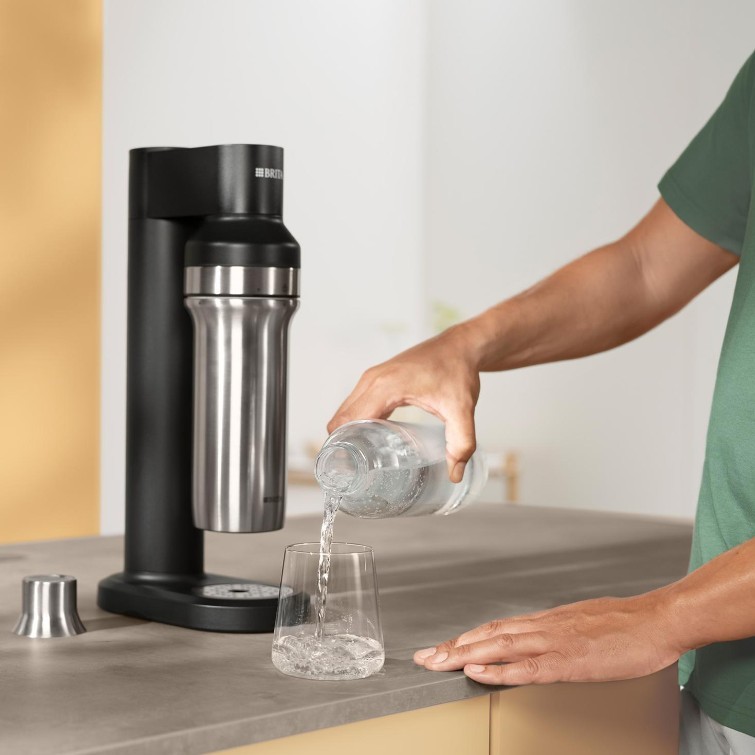 Brita sodaTRIO gazilnik vode (črn) 2