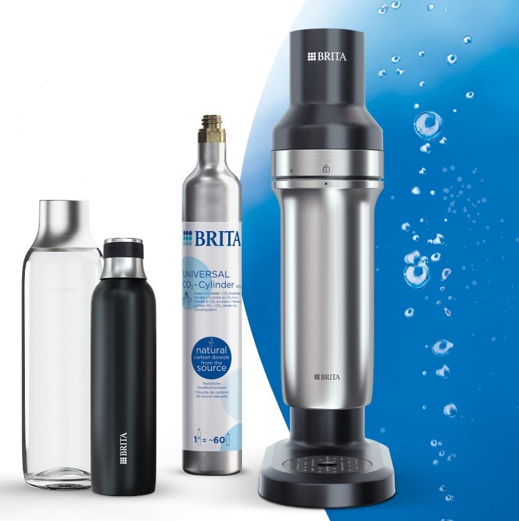 Brita sodaTRIO gazilnik vode (črn)