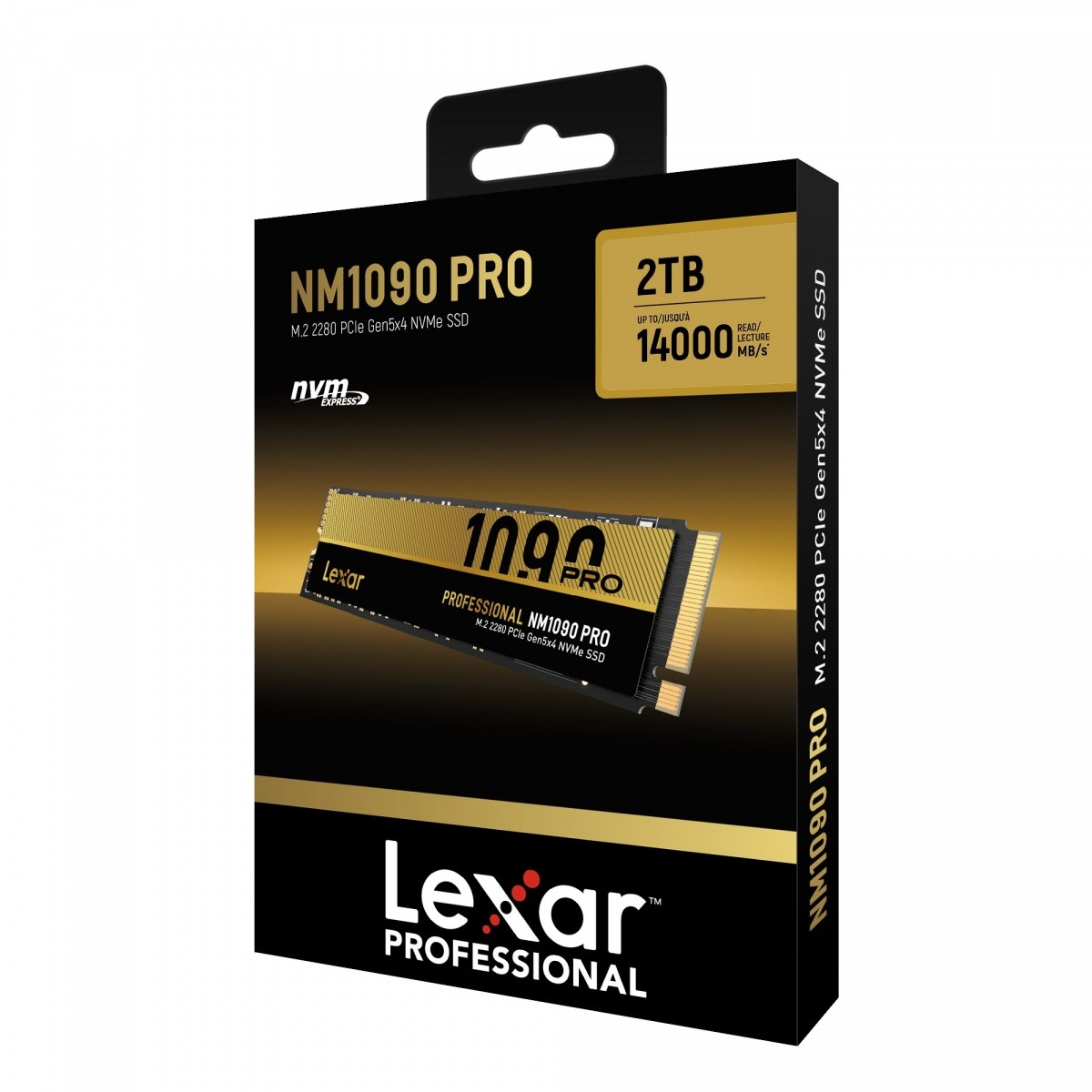 SSD disk Lexar NM1090 Pro 2TB, Gen5, 14000/13000 MB/s 2