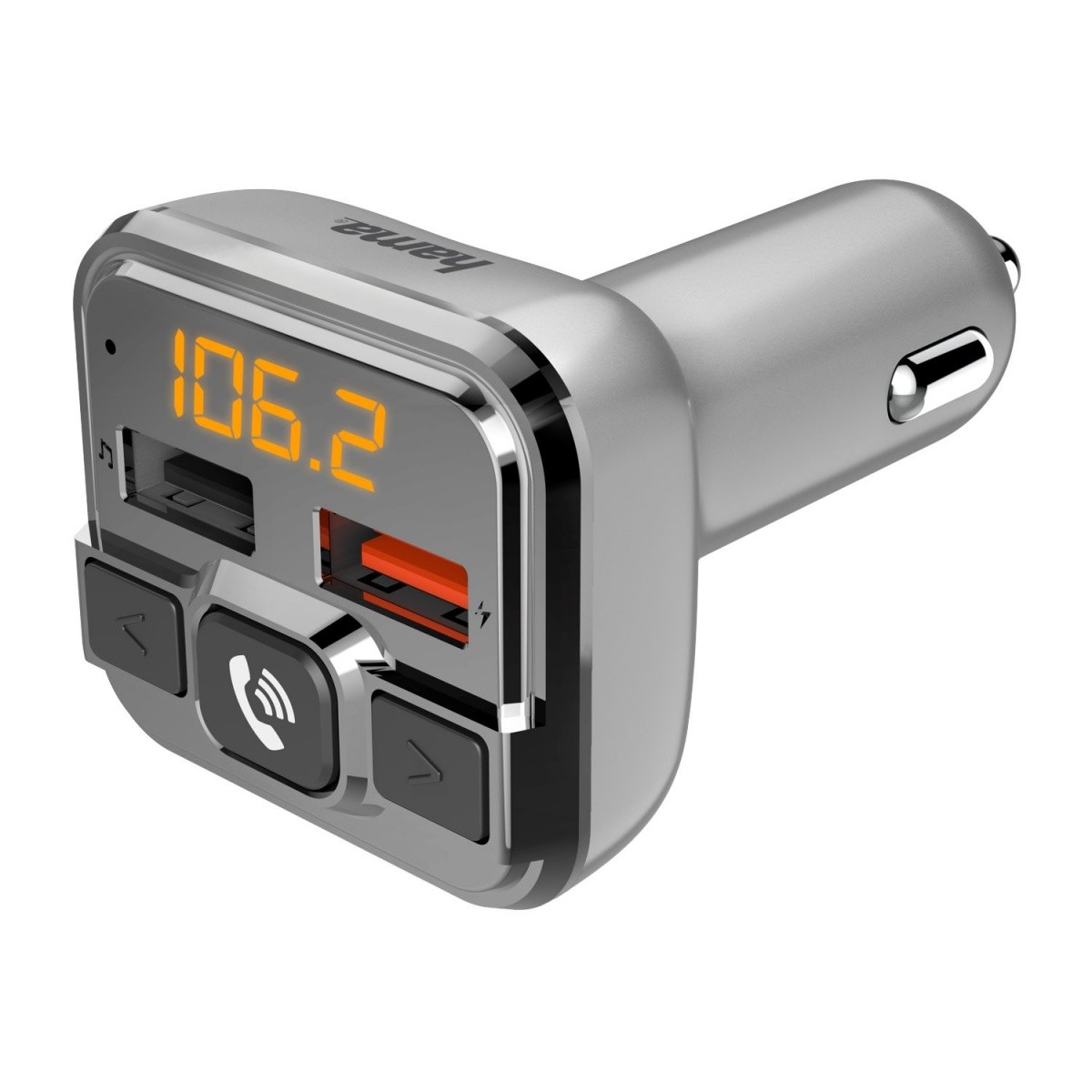 FM oddajnik z Bluetooth in polnilec 18W