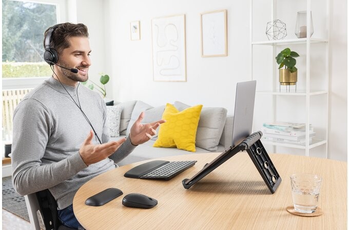 Ergonomski naslon za zapestje podloge za tipkovnico, črn 7