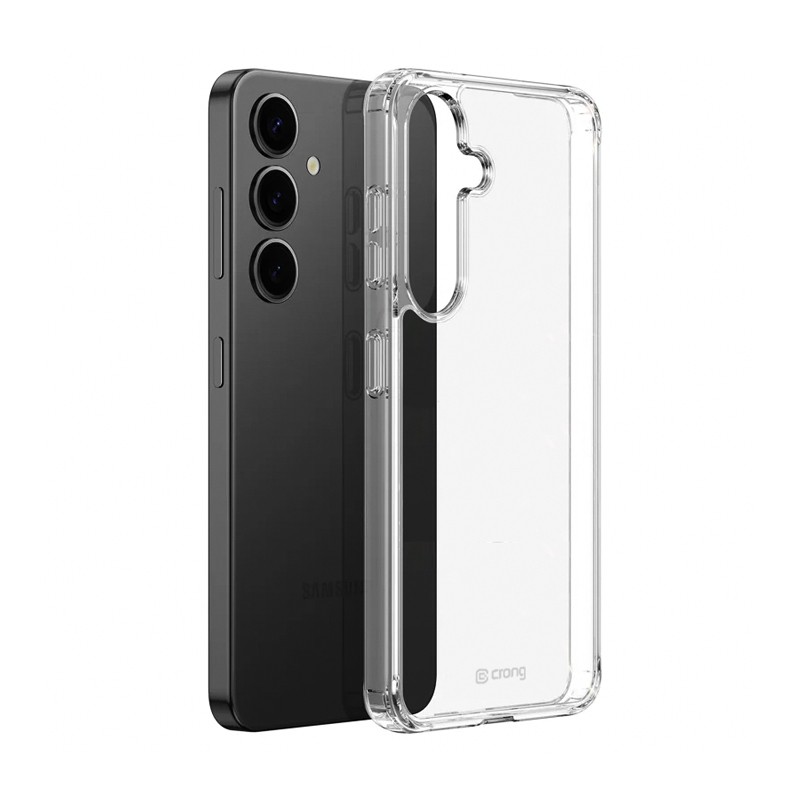CRONG Crystal Shield ovitek za Samsung Galaxy S25 (prozoren)
