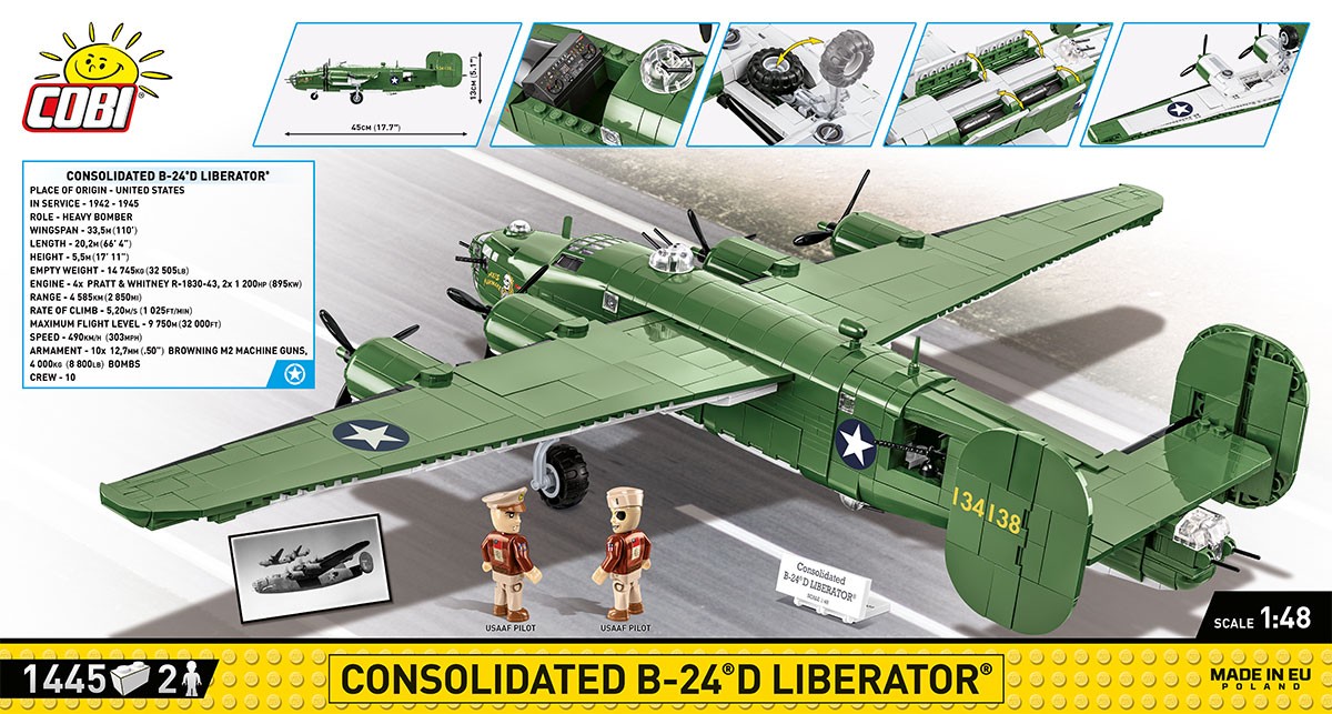Gradbeni bloki - Consolidated B-24D Liberator, 1445 kosov 2