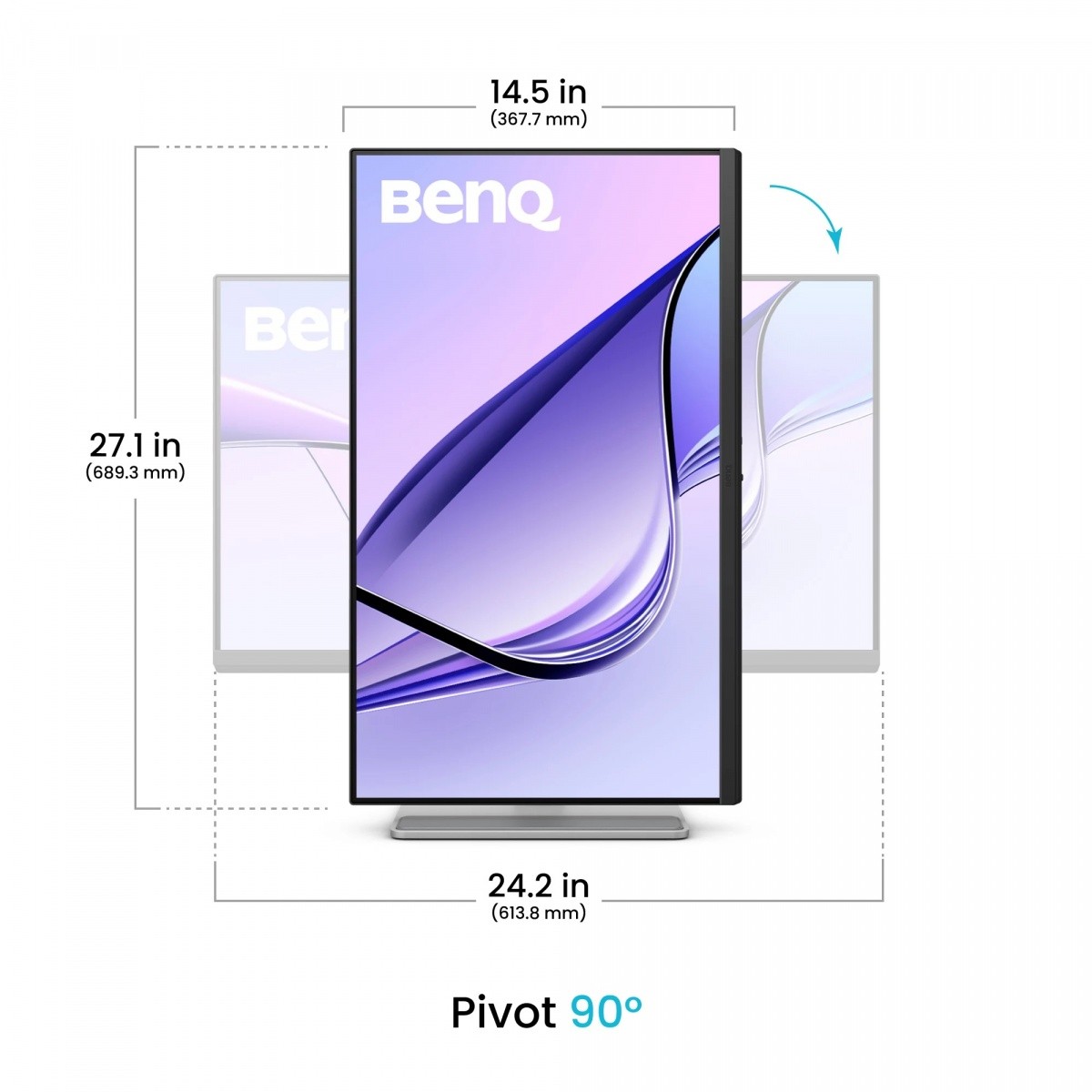 Benq MA270U monitor, 27", IPS, 4K UHD, 5ms 4