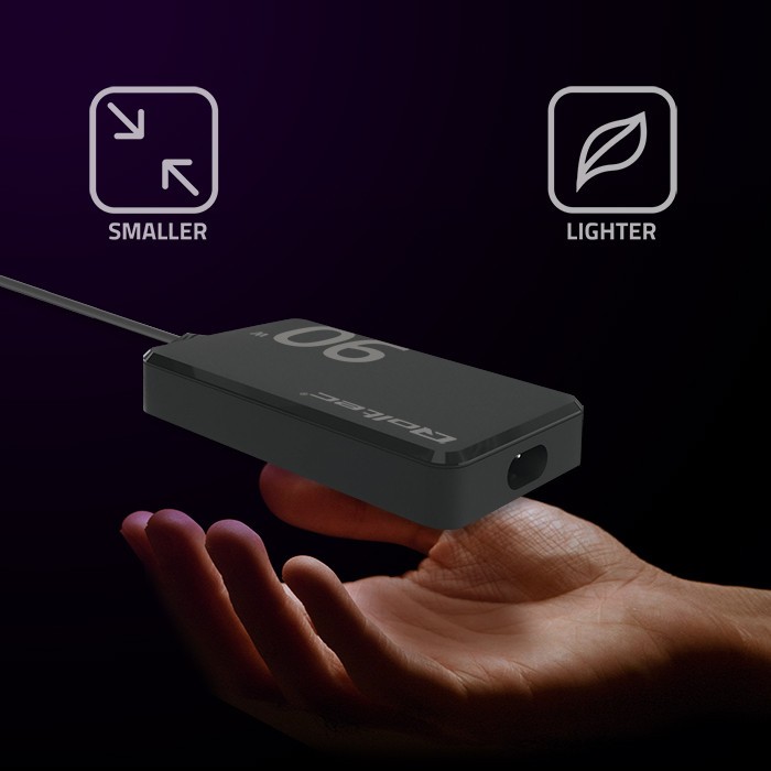 Zidni polnilnik 90W GaN Fast SLIM | PD | USB-C 3.1 | za laptop, MacBook, pametni telefon + kabel 3