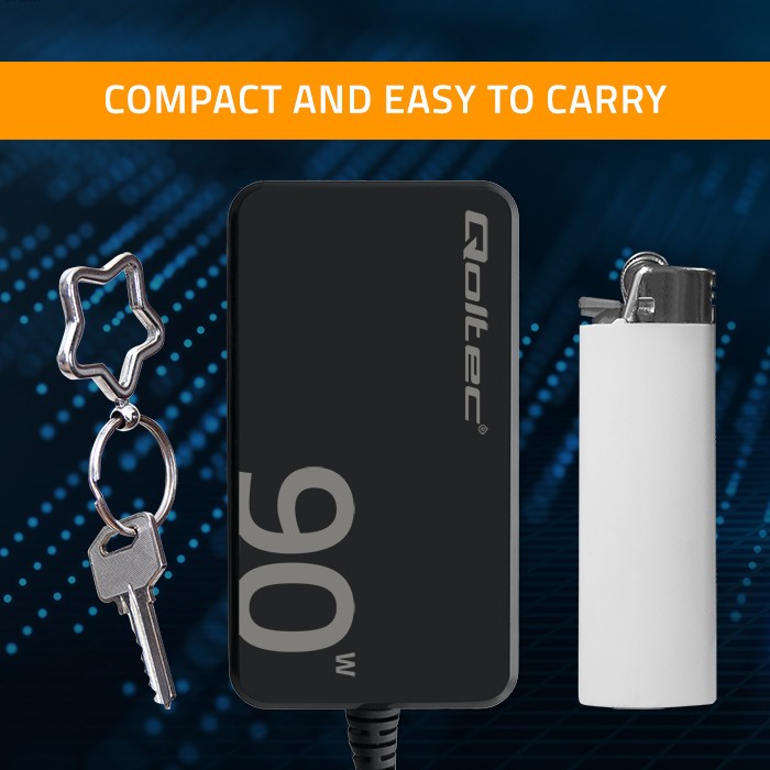 Zidni polnilnik 90W GaN Fast SLIM | PD | USB-C 3.1 | za laptop, MacBook, pametni telefon + kabel 6