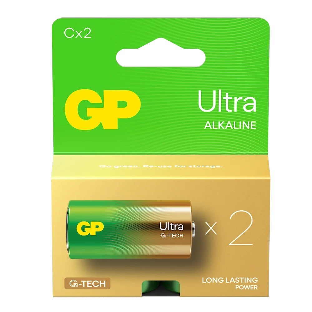 Baterija alkalna LR14/C ULTRA, 2 kosa
