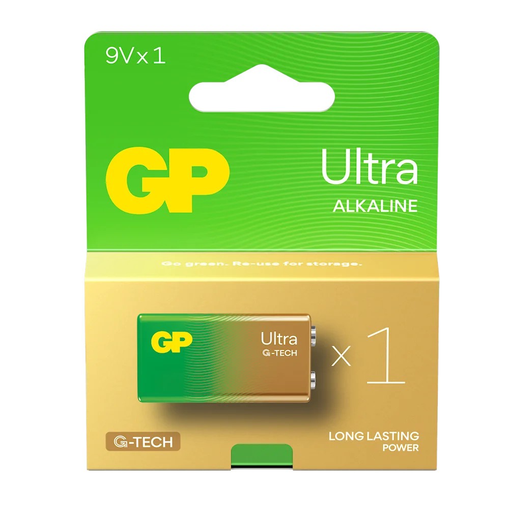 Baterija alkalna 6LR61/9V ULTRA, 1 kos
