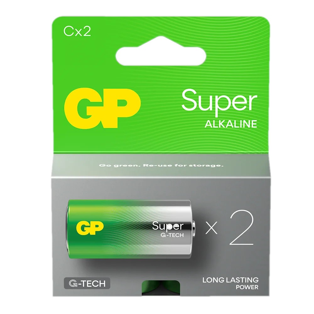 Baterija alkalna LR14/C SUPER, 2 kosa