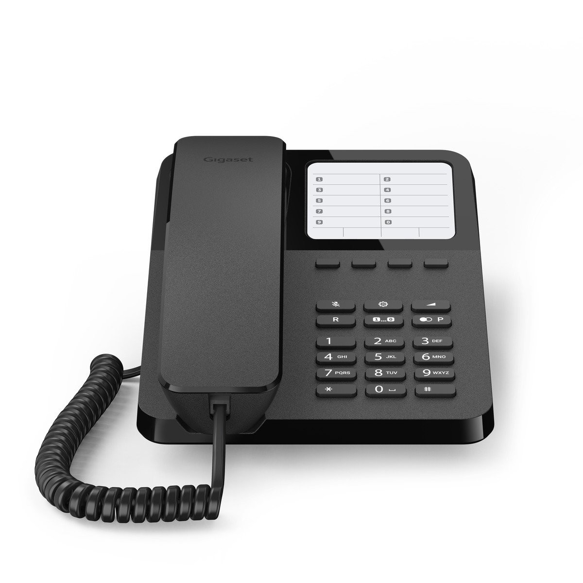 Žični telefon Desk400, črn