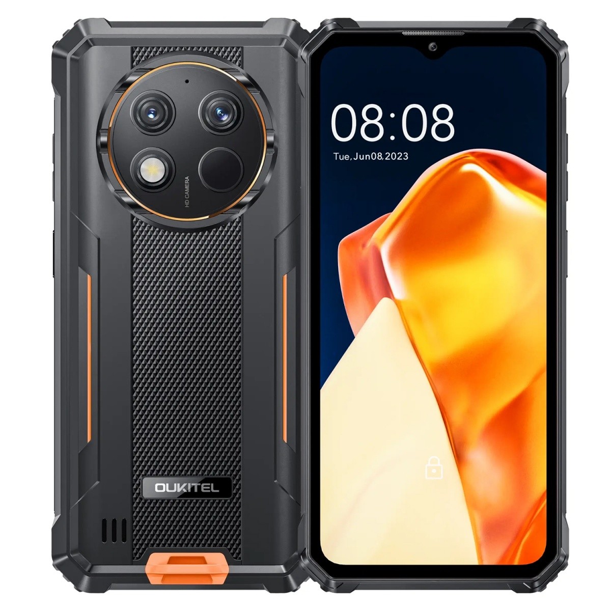 Pametni telefon G1 4G, 6/256GB, IP69K, oranžen