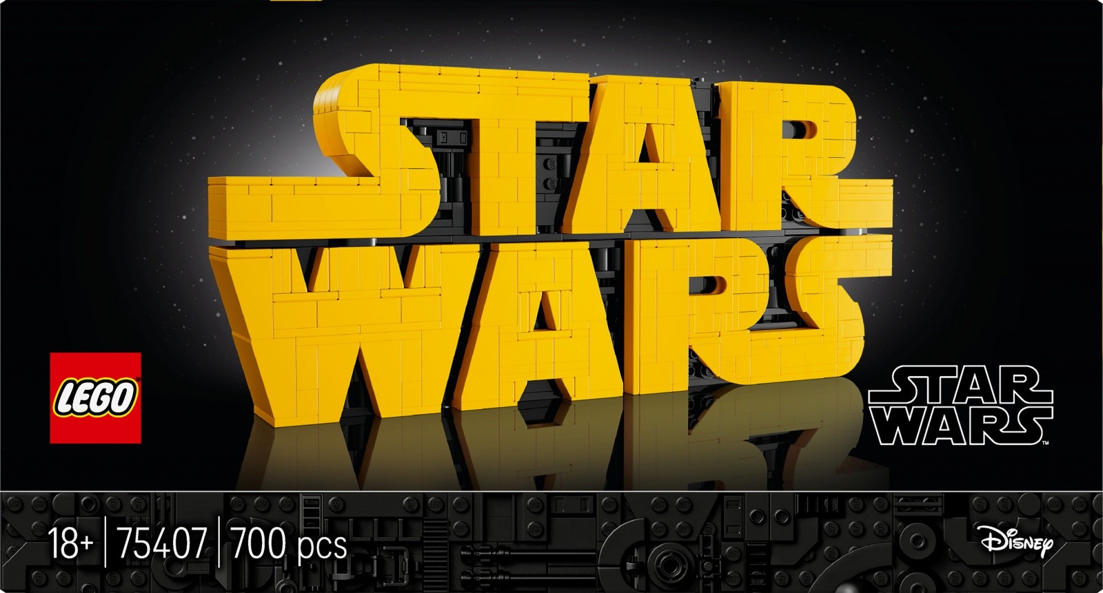 LEGO Star Wars 75407 Logo Star Wars iz kock 3