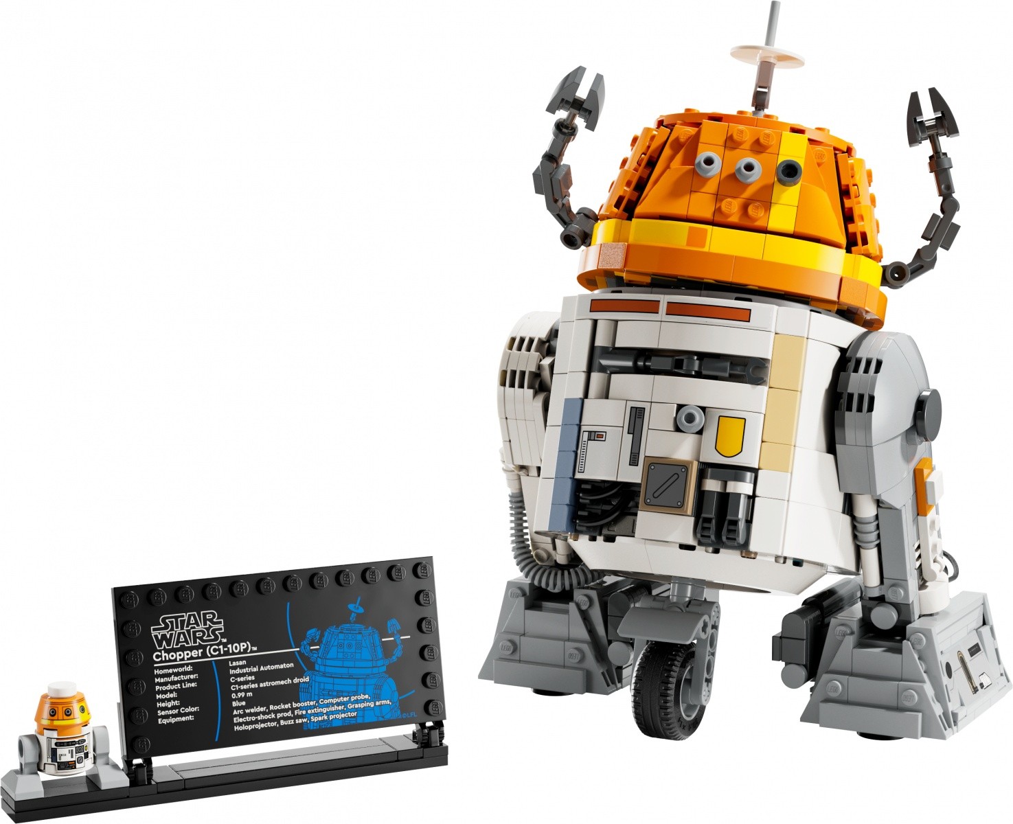 Kocke Star Wars 75416 Droid astromehanik Chopper (C1-10P) 8
