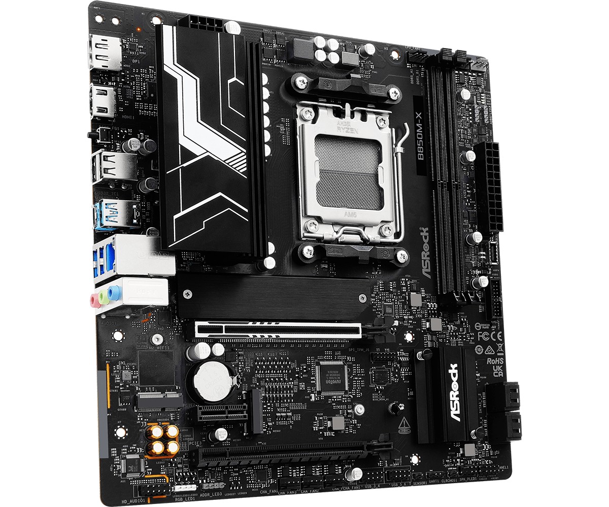 ASRock matična plošča B850M-X R2.0 AM5, 2xDDR5, M.2, USB-C, mATX 4