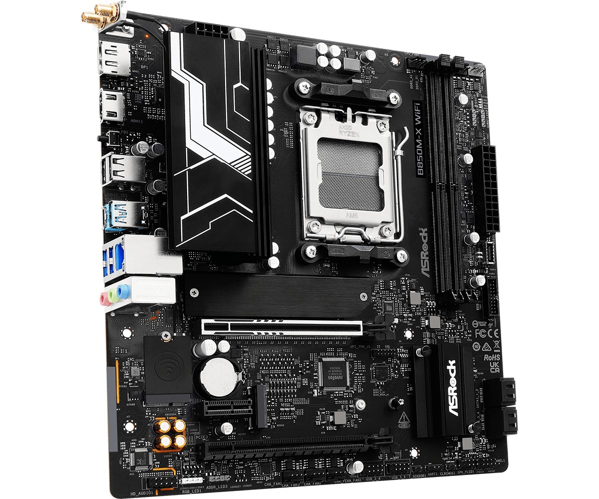 ASRock matična plošča B850M-X WIFI R2.0 AM5, 2xDDR5, M.2, USB-C, mATX 4