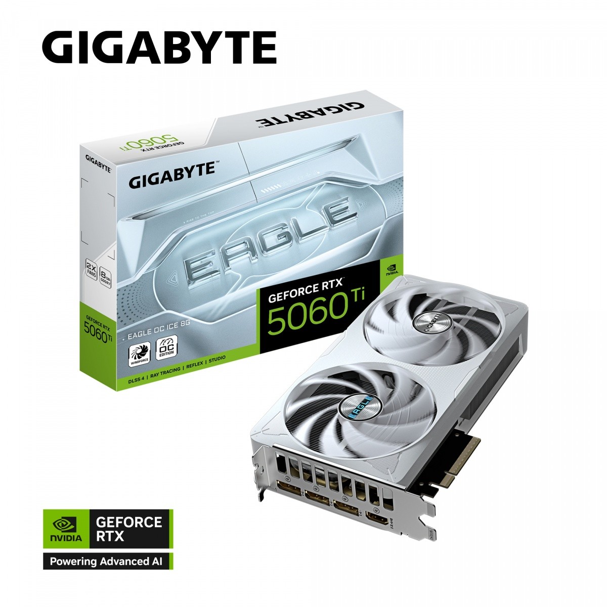 Grafična kartica Gigabyte GeForce RTX 5060 Ti EAGLE OC ICE 8G GDDR7 2