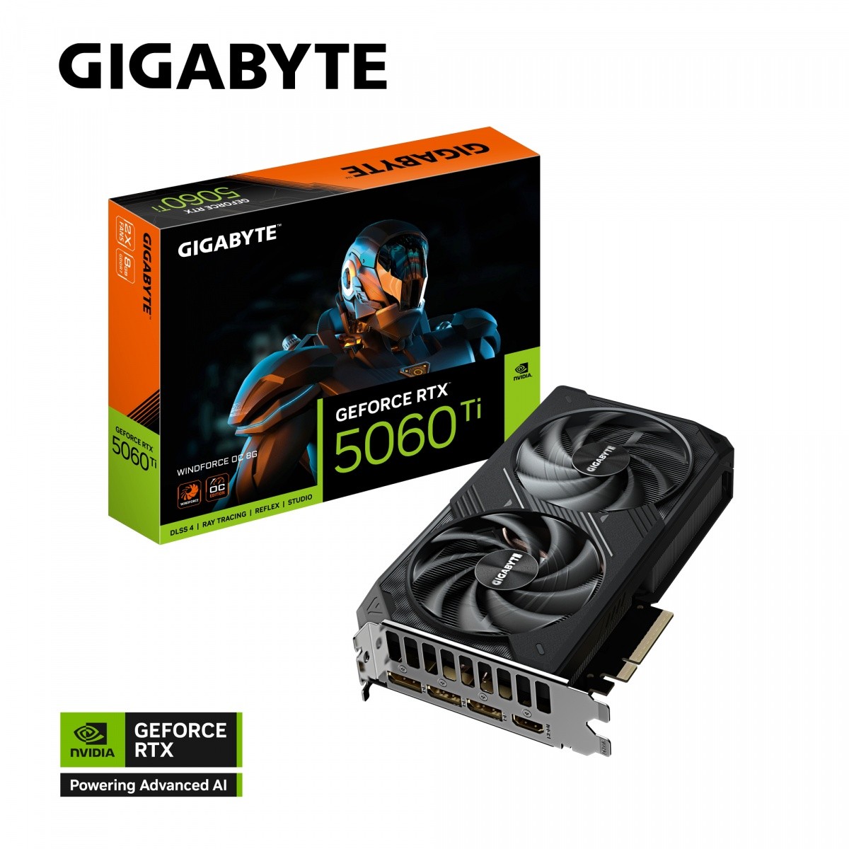 Grafična kartica Gigabyte GeForce RTX 5060 Ti WINDFORCE OC 8GB 2