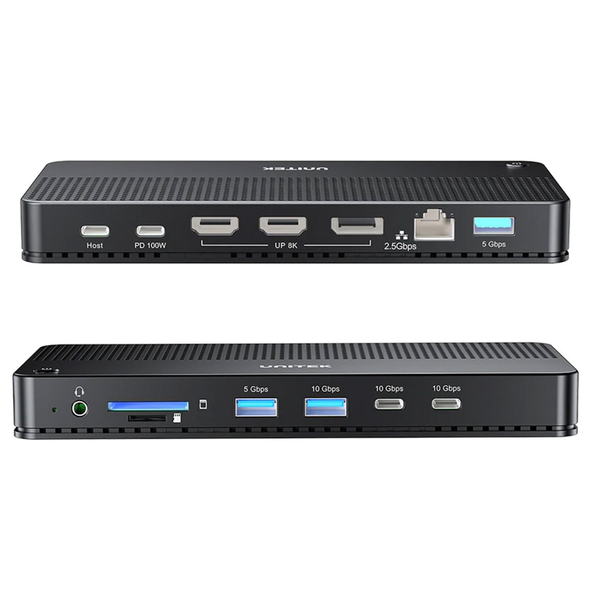 Priklopna postaja USB-C 13v1: HDMI 2.1, DP 1.4, 10Gbps 7