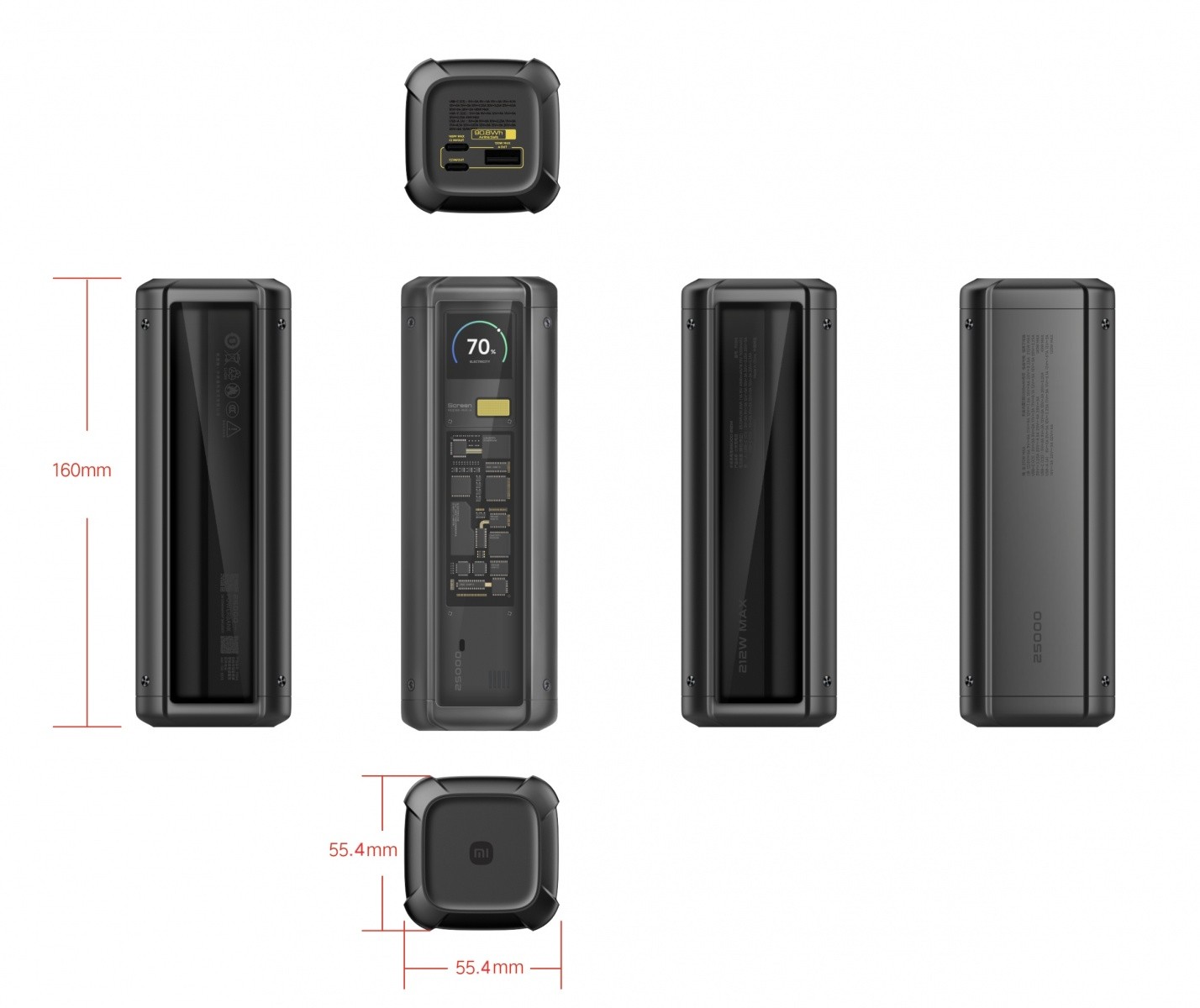 Power bank 212W HyperCharge 25000mAh 2