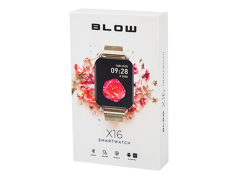 Pametna ura X16 Bluetooth, Roza 8