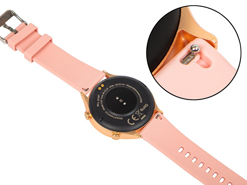 Pametna ura X19 Bluetooth, Roza 6