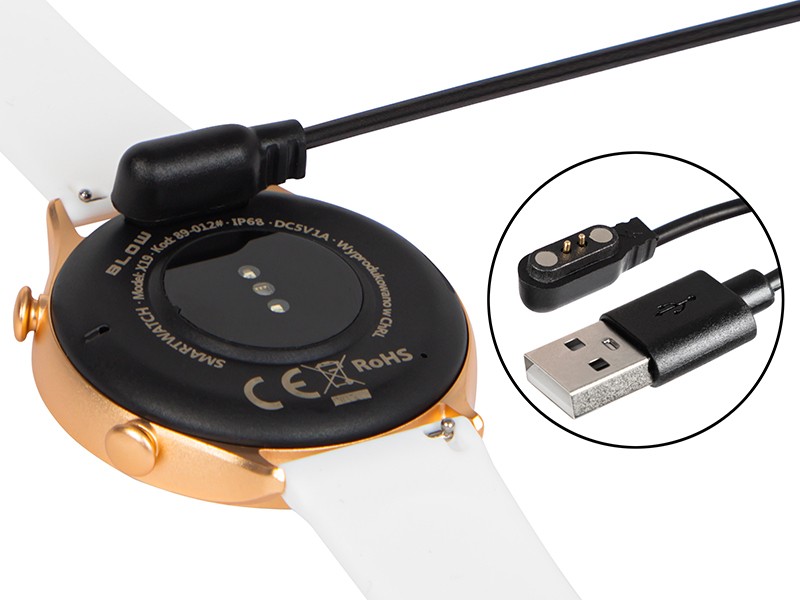 Pametna ura X19 Bluetooth, Roza 7