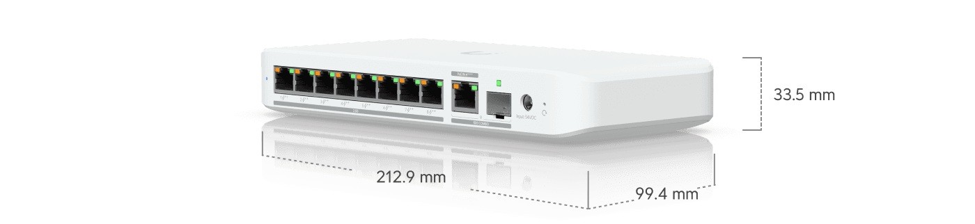 Ubiquiti UniFi Switch 8 PoE USW-Flex-2.5G - 8-portni PoE preklopnik 4